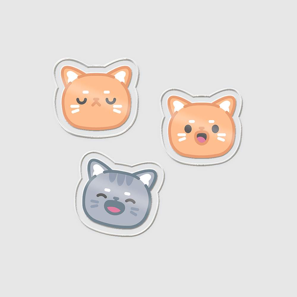 투명 아크릴 지비츠(2type)